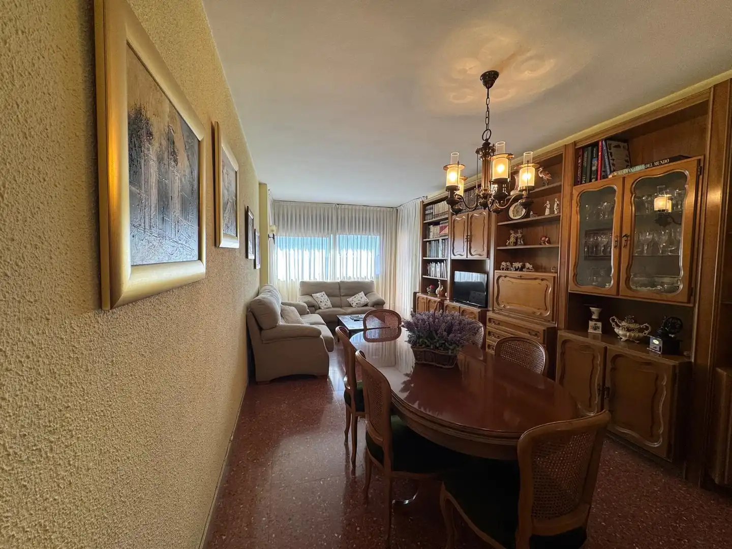 Sala de estar de Piso en venta en Badalona con Amueblado, Horno y Balcón