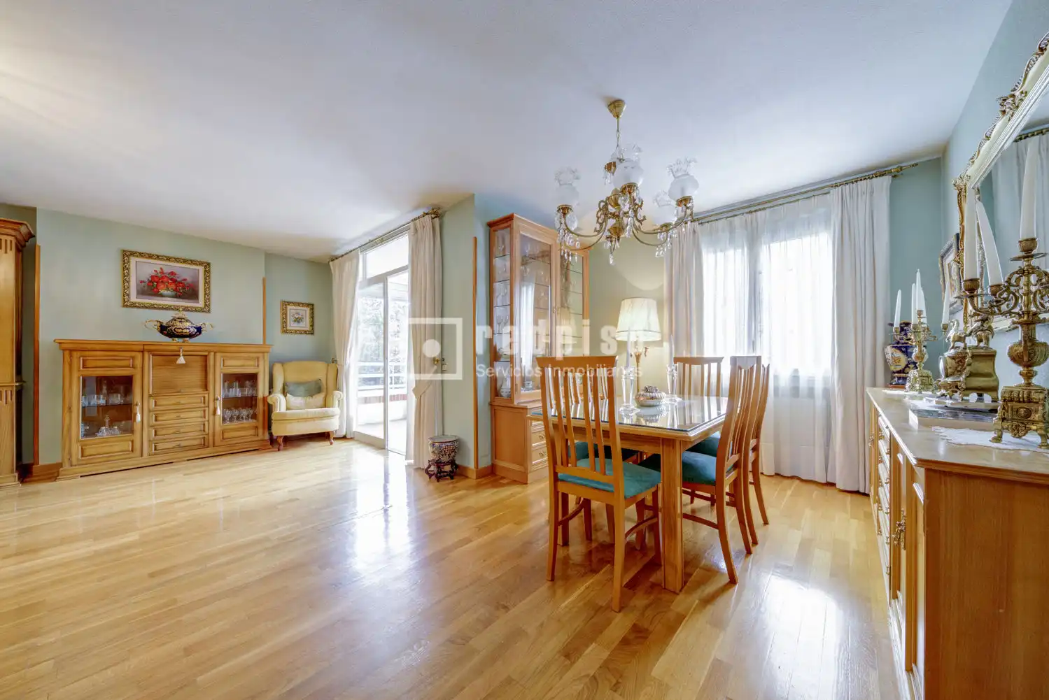 Dining room of Flat for sale in Pozuelo de Alarcón  with Heating, Private garden and Parquet flooring