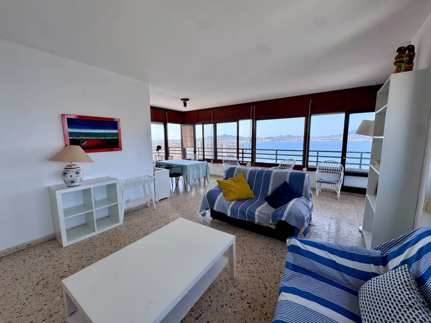 Living room of Flat for sale in La Manga del Mar Menor  with Private garden, Terrace and Swimming Pool