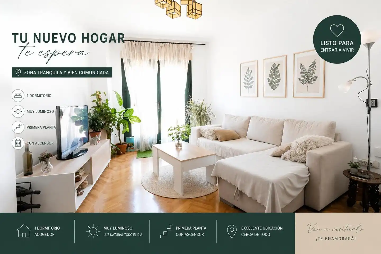 Living room of Flat for sale in El Vellón  with Heating