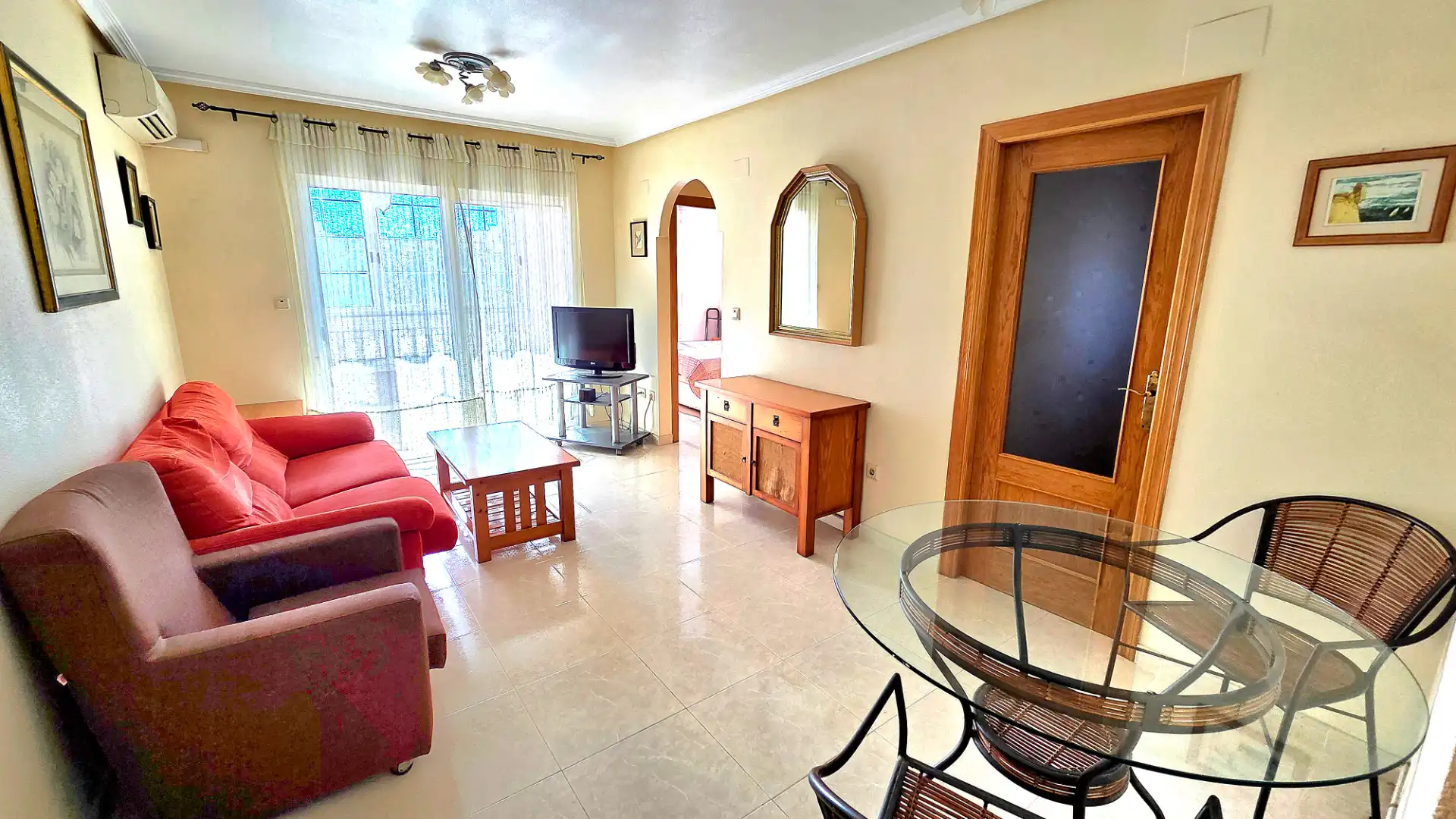 Sala de estar de Apartamento en venta en Elche / Elx con Aire acondicionado, Terraza y Amueblado
