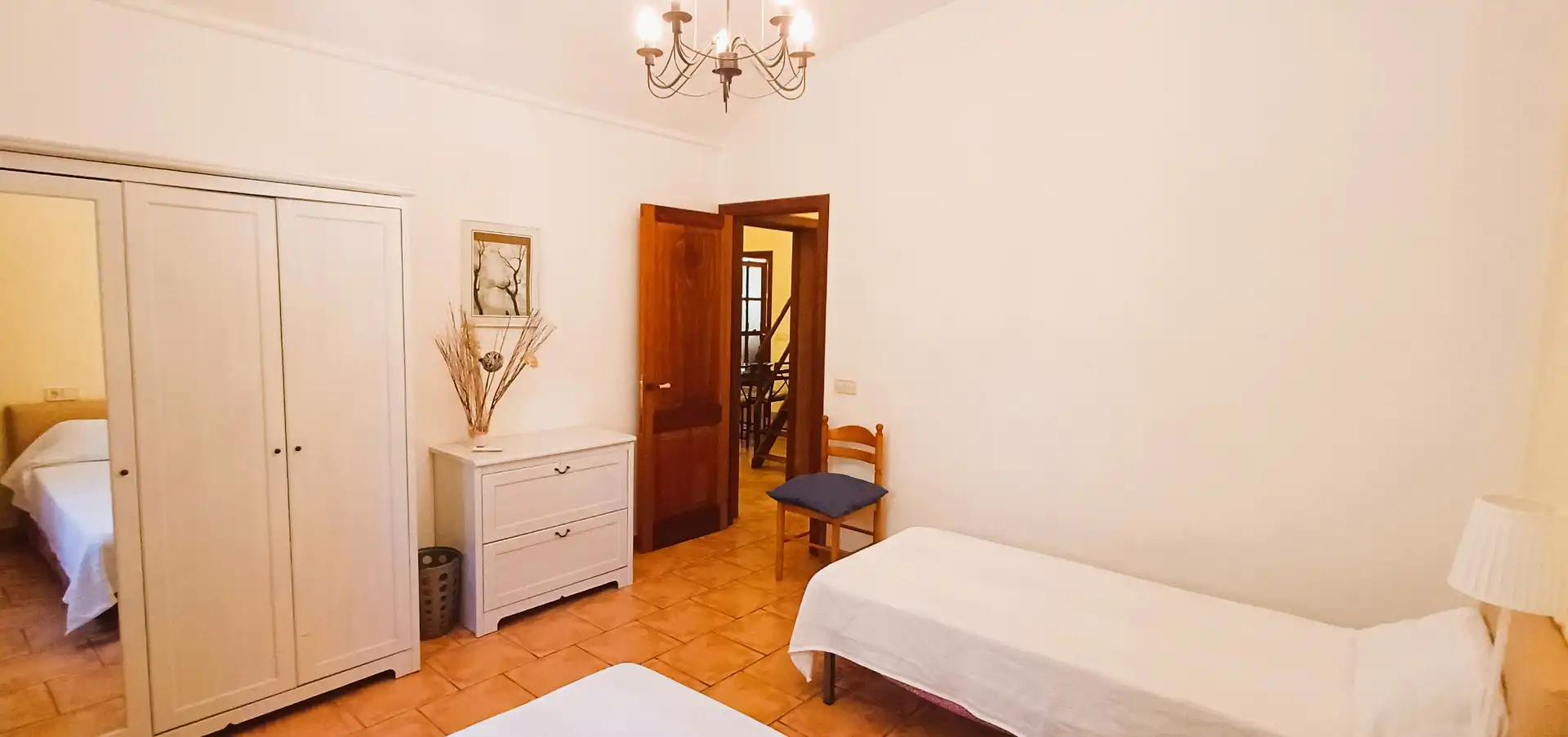 Habitación de Finca rústica de alquiler en Costitx con Aire acondicionado, Calefacción y Jardín privado