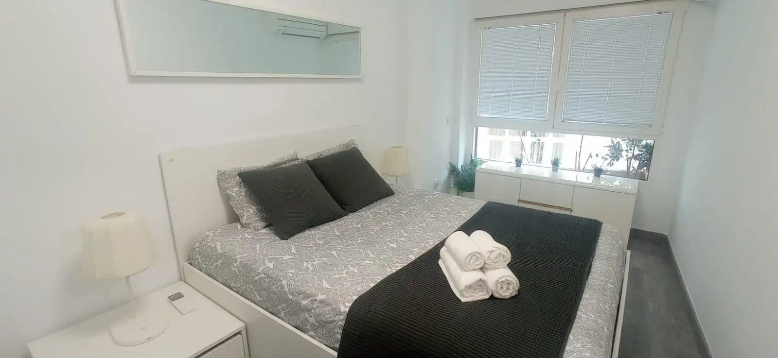 Schlafzimmer von Wohnung zur Miete in Cartagena mit Klimaanlage und Möbliert