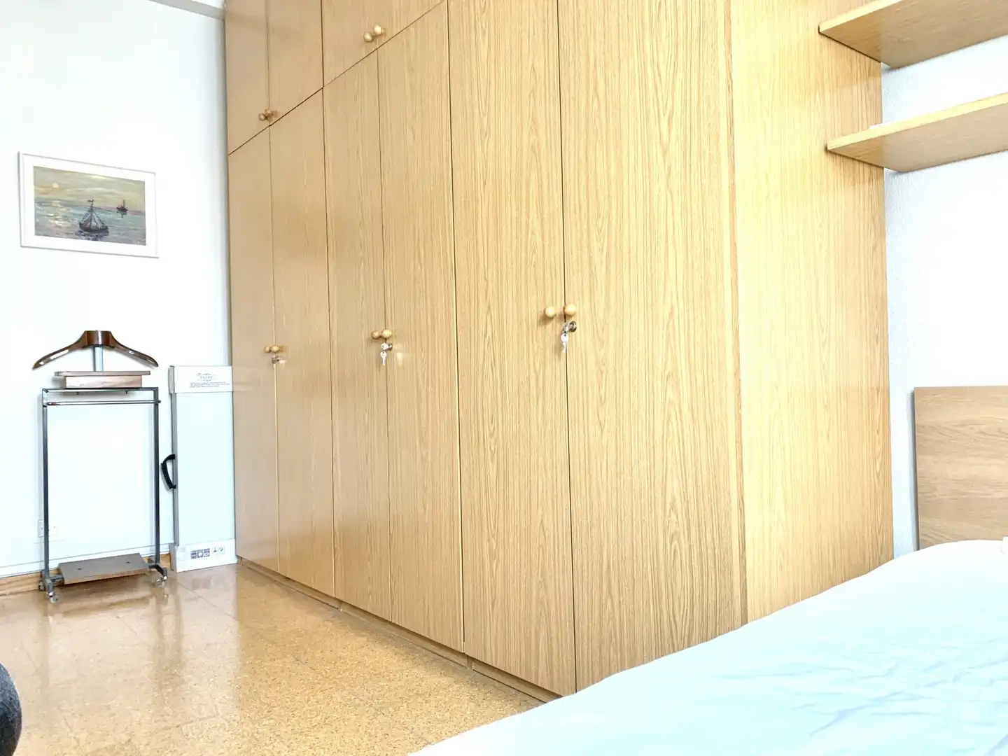 Bedroom of Flat for rent in Madrid  with Heating, Parquet flooring and Terrace