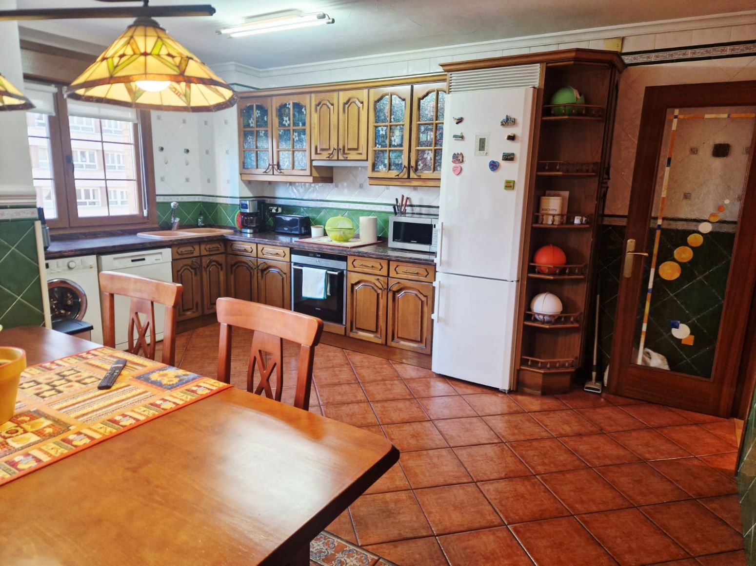 Kitchen of Flat for sale in Avilés  with Heating, Parquet flooring and Terrace