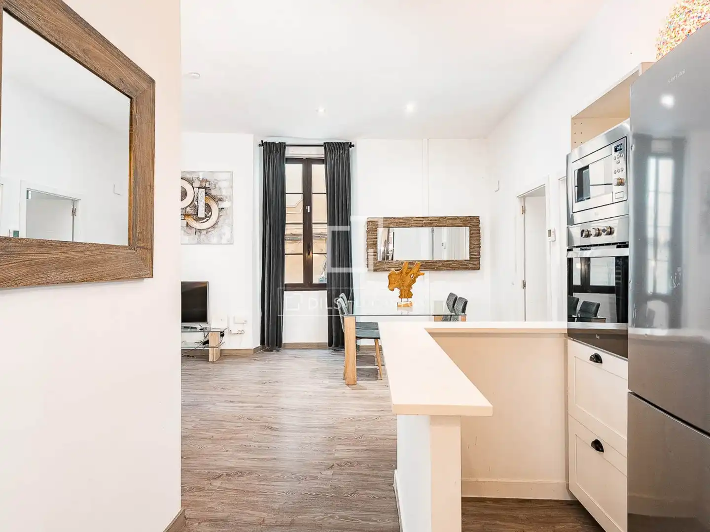 Cocina de Piso en venta en Barcelona con Aire acondicionado, Parquet y Amueblado