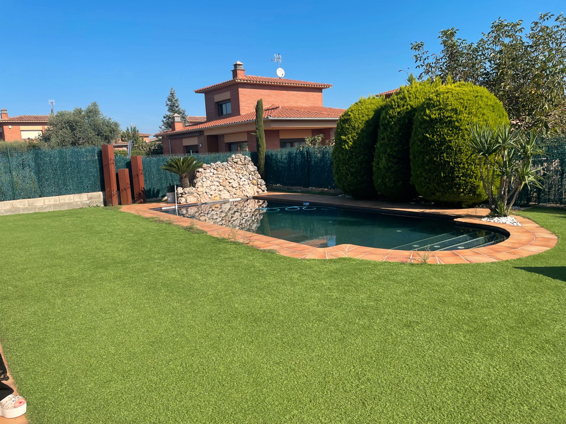 Piscina de Casa o xalet en venda en Llambilles amb Aire condicionat, Calefacció i Jardí privat