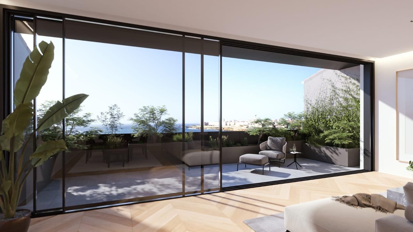 Terrace of Flat for sale in A Coruña Capital   with Heating, Terrace and Storage room