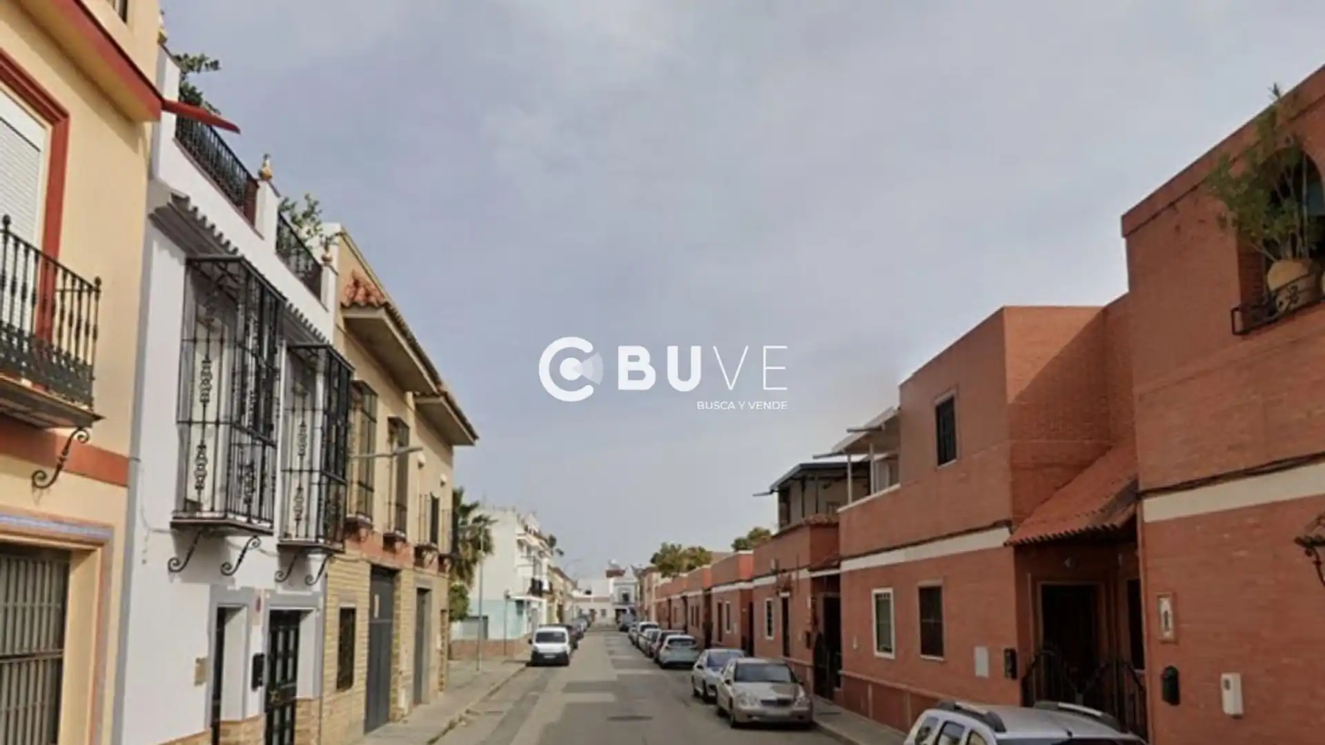 Vista exterior de Casa adosada en venta en Brenes con Trastero