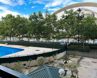 Swimming pool of Office to rent in  Valencia Capital  with Air Conditioner, Heating and Balcony