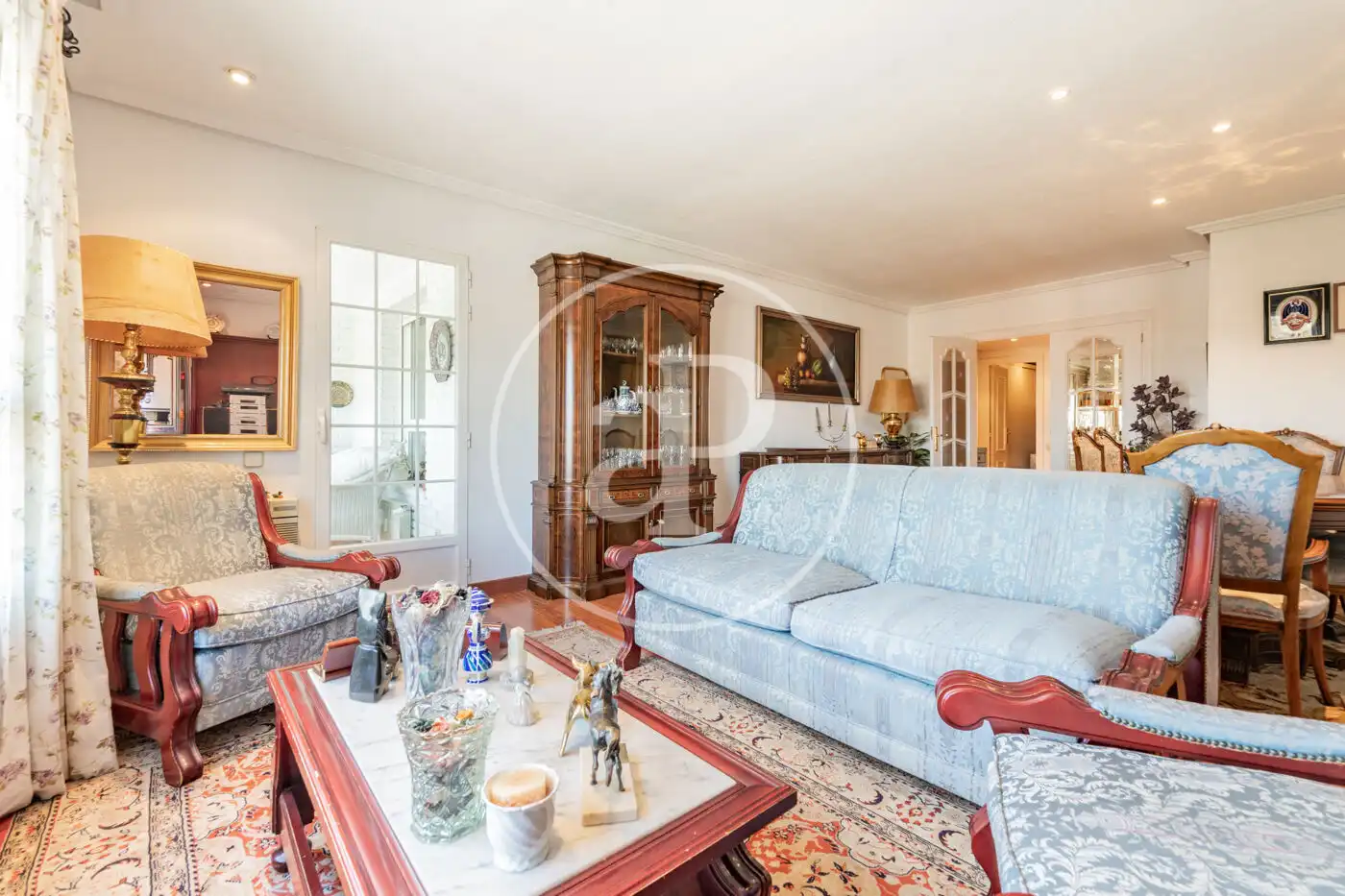 Sala d'estar de Pis en venda en Madrid amb Aire condicionat, Calefacció i Jardí privat