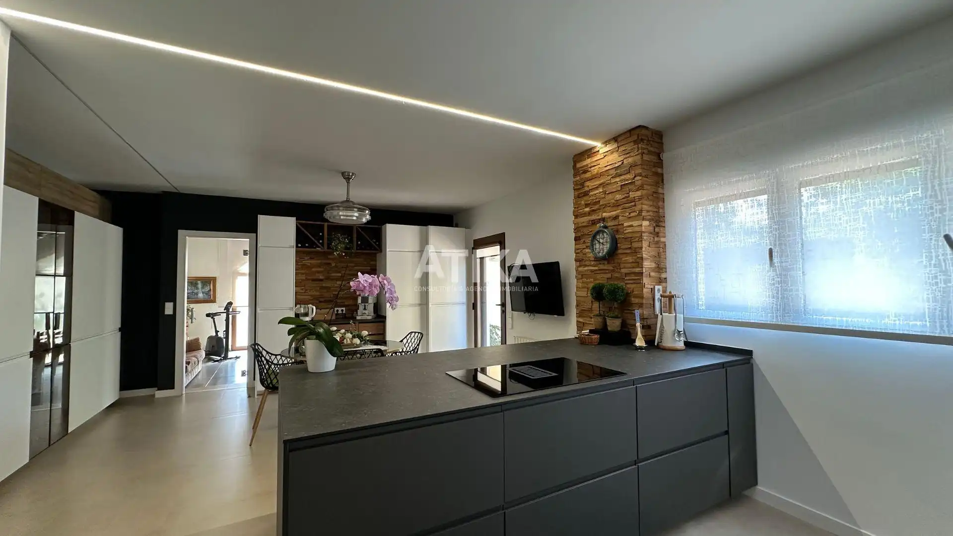 Cocina de Casa o chalet en venta en Ontinyent con Aire acondicionado, Calefacción y Jardín privado