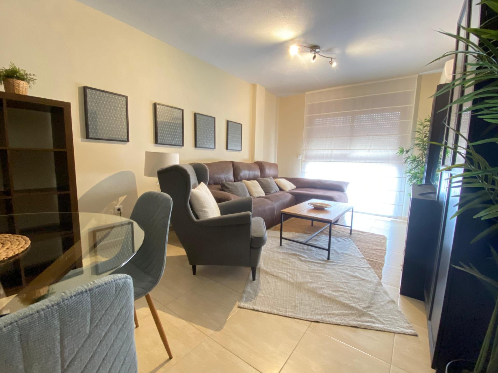 Living room of Flat for sale in Lorca  with Air Conditioner, Heating and Balcony
