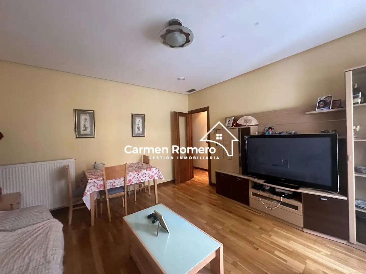 Living room of Flat for sale in Salamanca  with Heating, Parquet flooring and Terrace