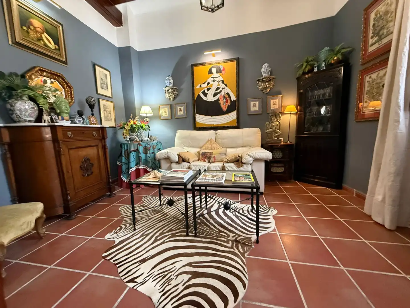 Living room of Houses for sale in La Pobla de Vallbona  with Air Conditioner, Heating and Private garden