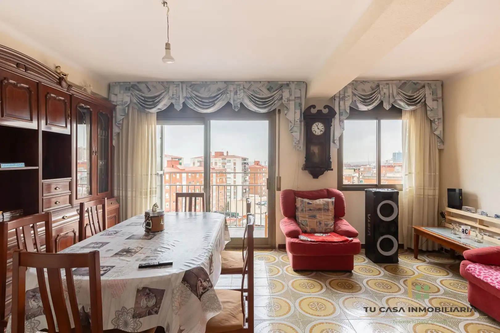 Sala de estar de Piso en venta en Badalona con Aire acondicionado, Calefacción y Amueblado