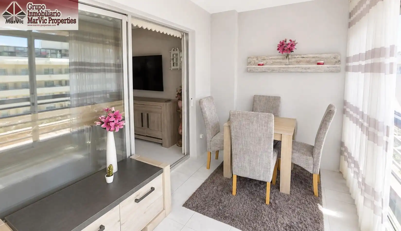 Dining room of Flat for sale in Benidorm  with Community pool