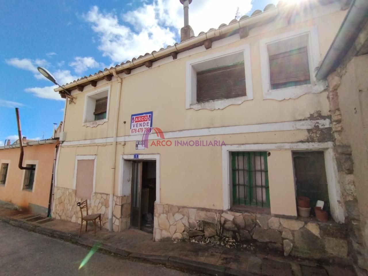 Exterior view of Single-family semi-detached for sale in Arcos  with Heating, Private garden and Storage room