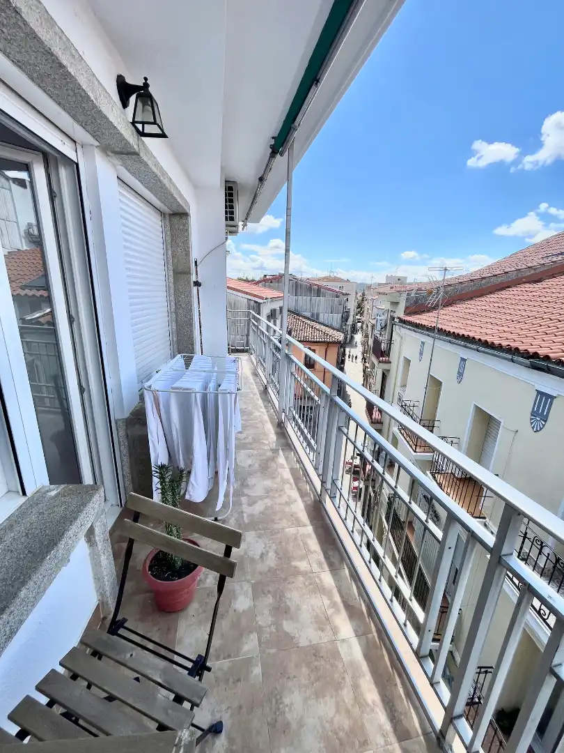 Terraza de Piso de alquiler en Plasencia con Aire acondicionado, Terraza y Amueblado