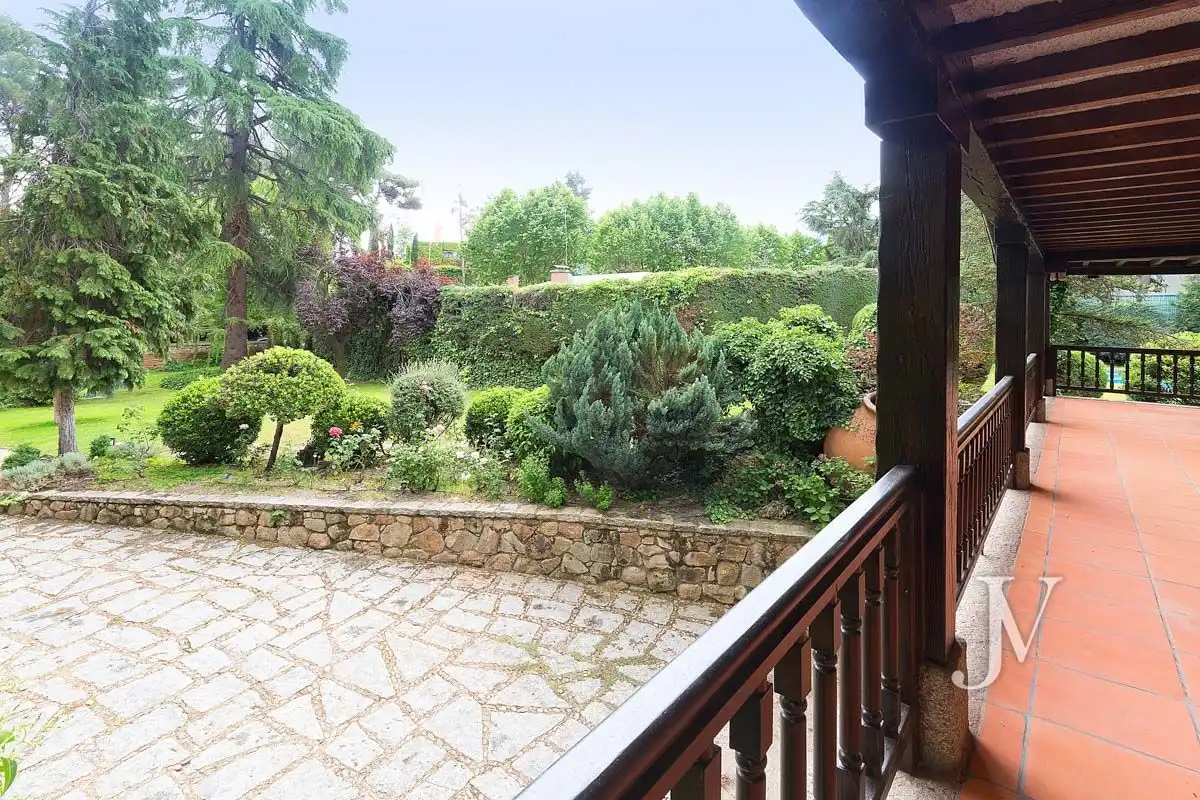 Terrace of Houses for rent in Madrid  with Air Conditioner, Heating and Private garden