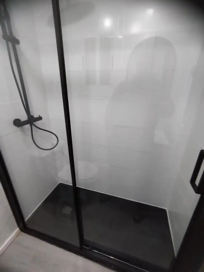 Badezimmer von Wohnung zum Verkauf in Santa Perpètua de Mogoda mit Heizung, Möbliert und Balkon