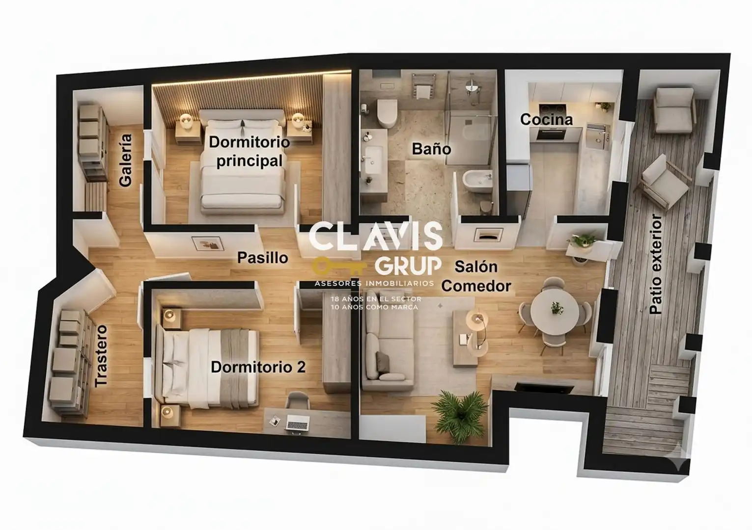 Flat for sale in Barcelona  with Private garden, Terrace and Oven