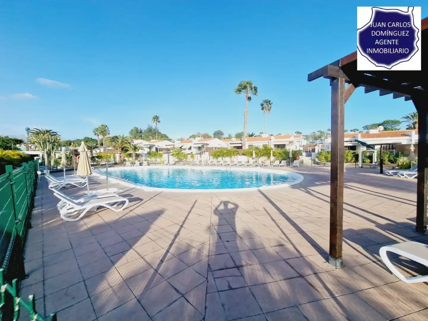 Schwimmbecken von Haus oder Chalet zur Miete in San Bartolomé de Tirajana mit Privatgarten, Terrasse und Möbliert
