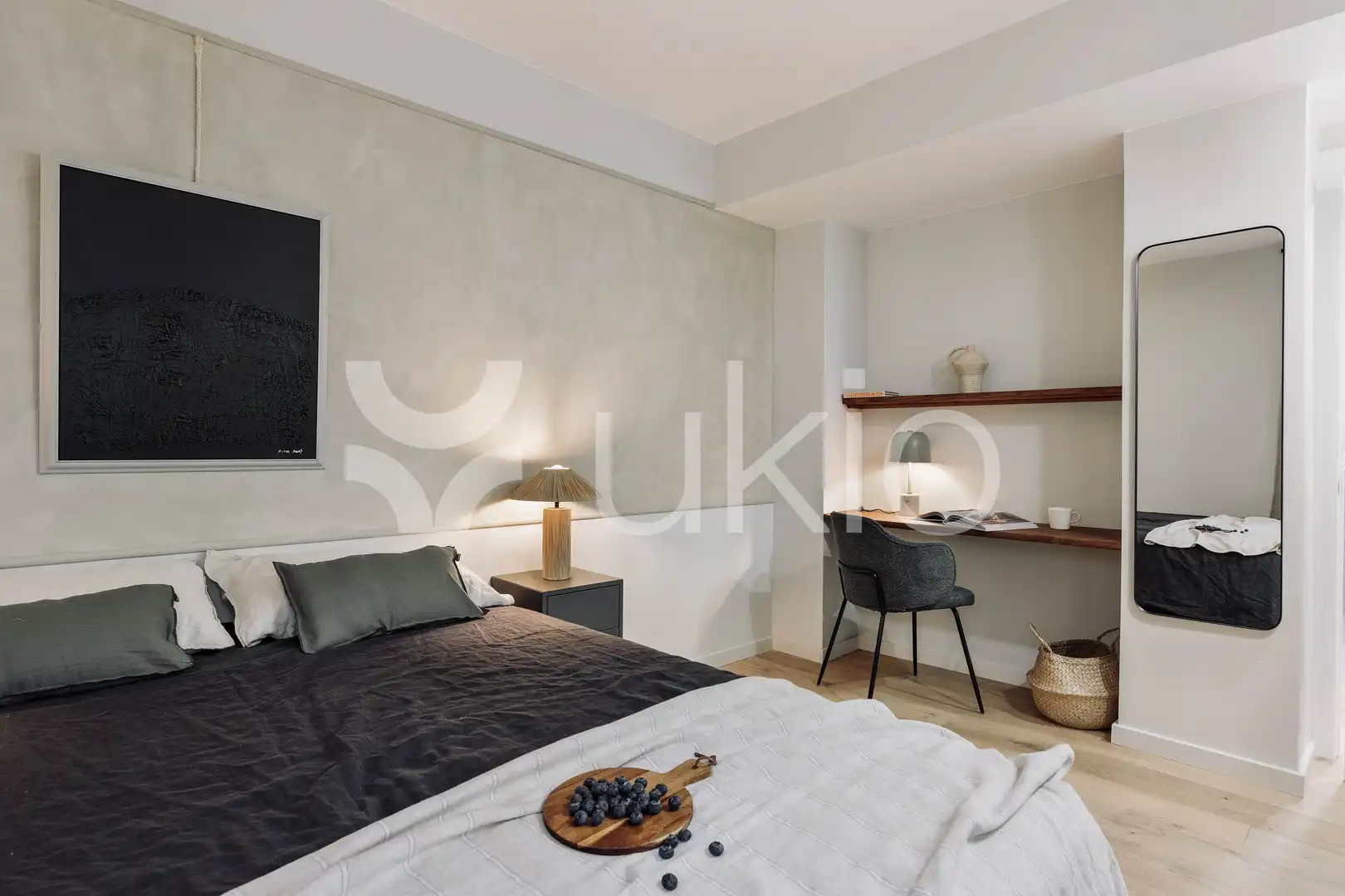 Bedroom of Apartments for rent in Barcelona  with Air Conditioner, Heating and Terrace