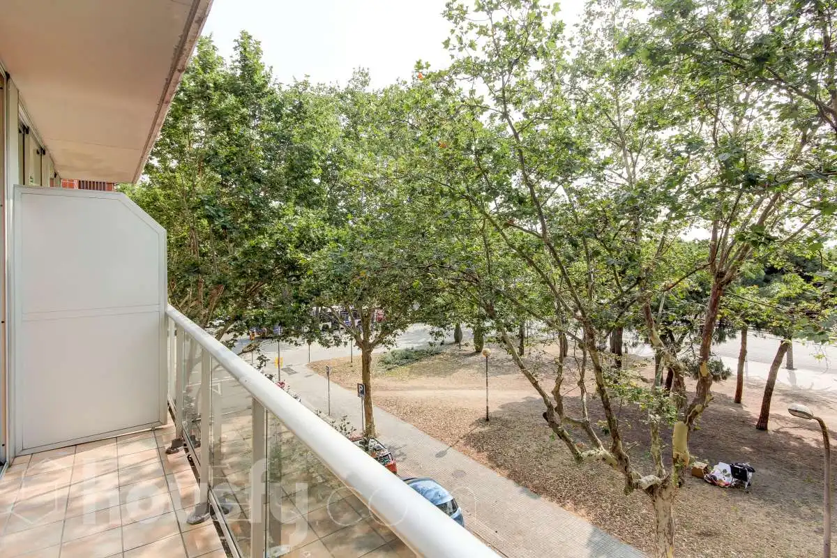 Balcony of Flat for rent in Barcelona  with Air Conditioner, Heating and Parquet flooring