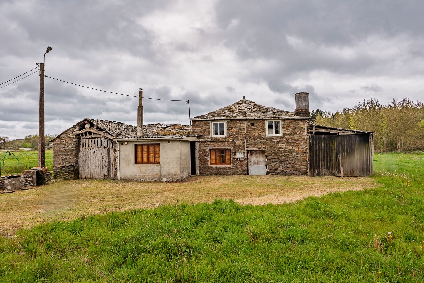 Exterior view of Country house for sale in Outeiro de Rei