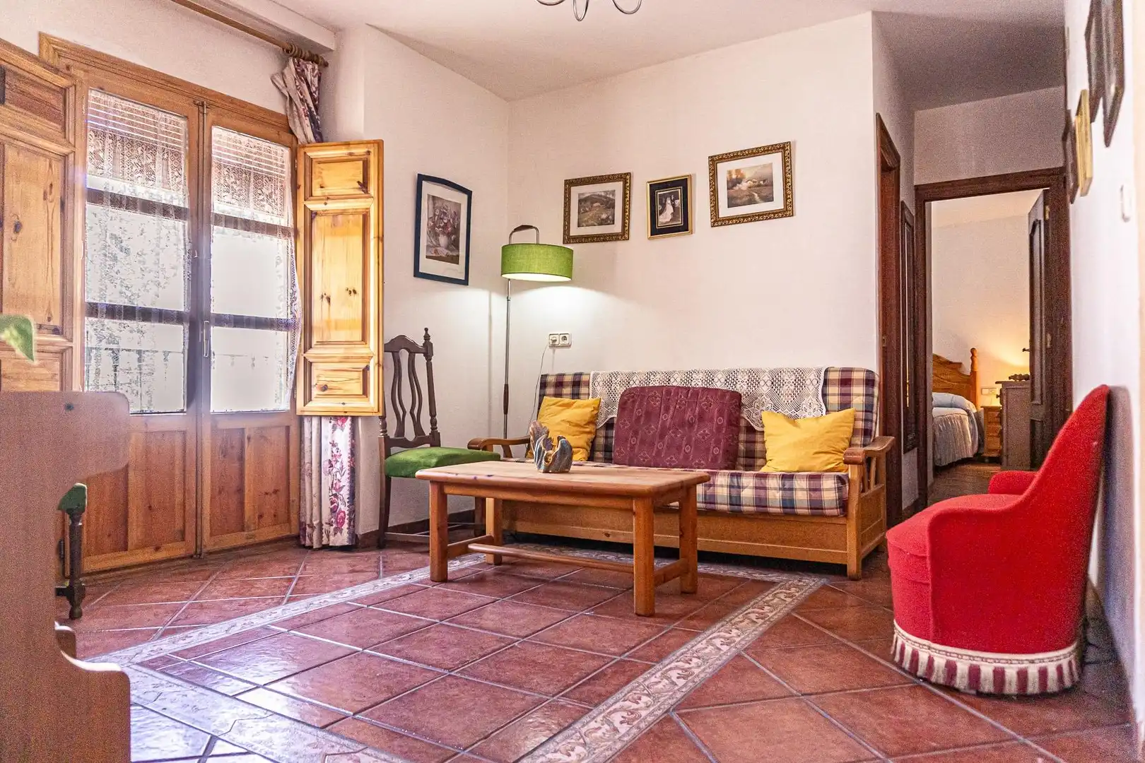 Sala de estar de Casa o chalet en venta en Frailes con Aire acondicionado, Amueblado y Balcón