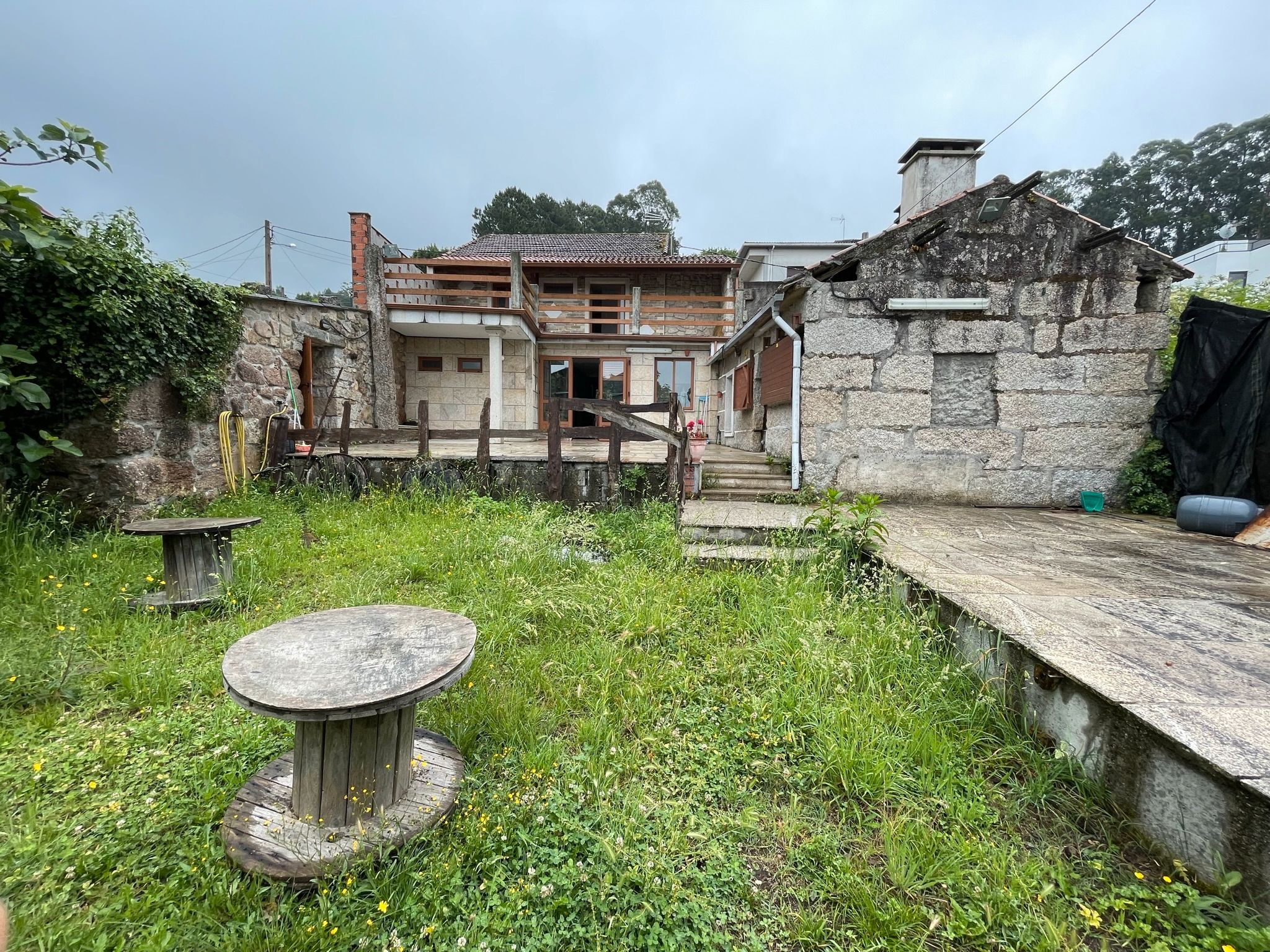 Vista exterior de Casa o chalet en venta en Vilagarcía de Arousa con Jardín privado, Terraza y Trastero