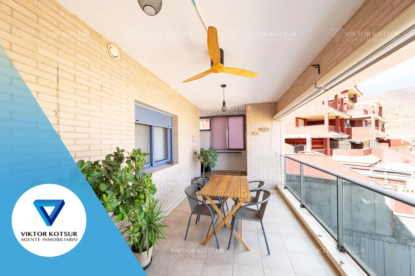 Balcony of Flat for sale in Roquetas de Mar  with Air Conditioner, Terrace and Internet