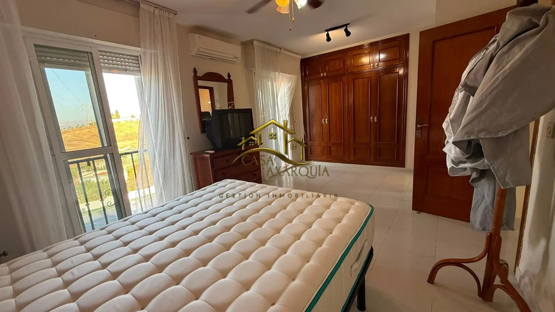 Schlafzimmer von Haus oder Chalet zur Miete in Vélez-Málaga mit Klimaanlage, Terrasse und Möbliert