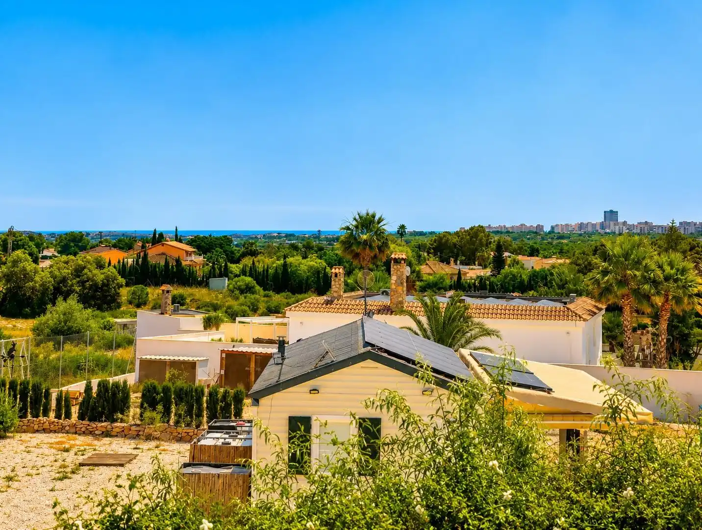 Exterior view of Houses for sale in Elche / Elx  with Private garden, Terrace and Swimming Pool