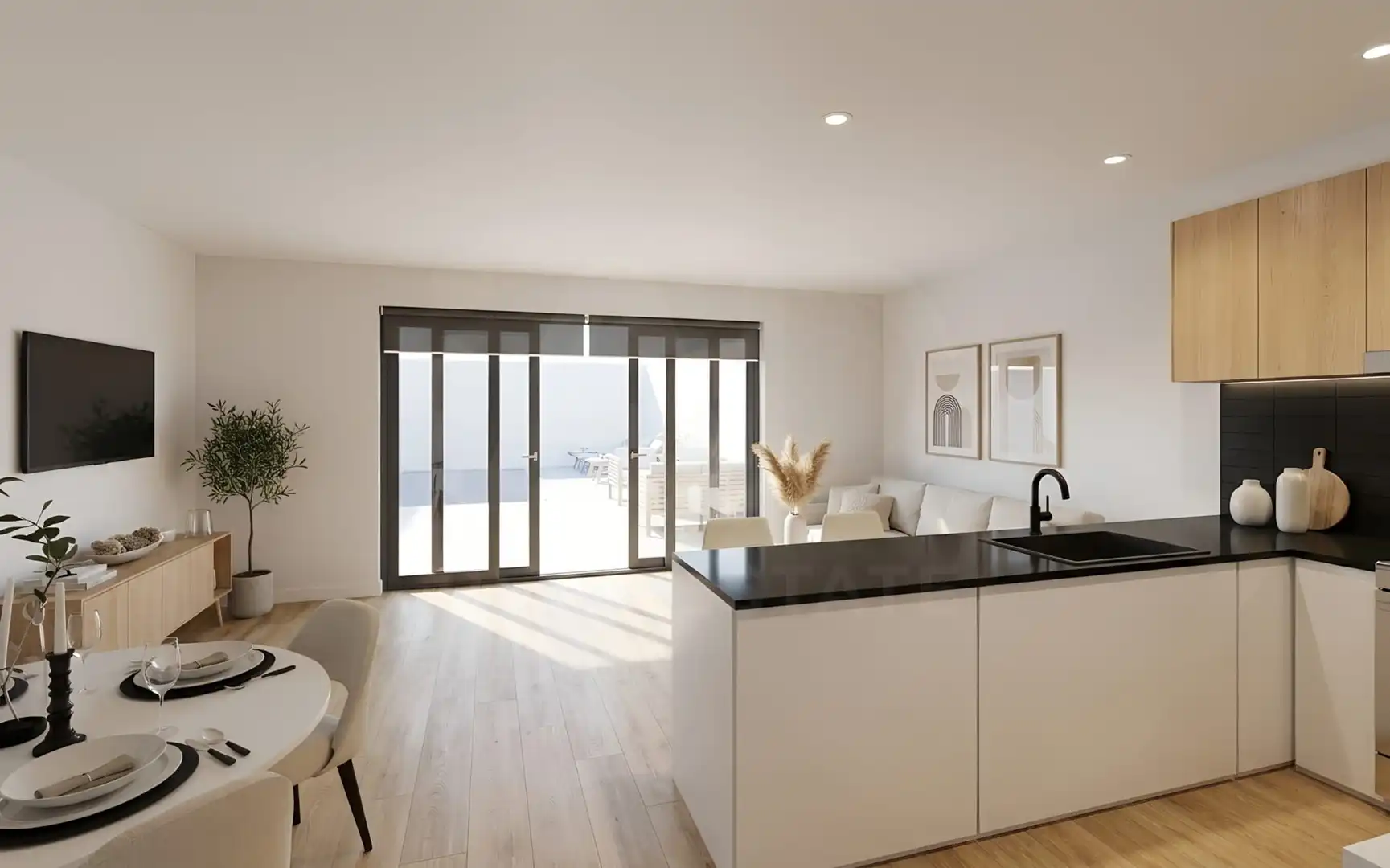 Cocina de Casa o chalet en venta en Vilanova i la Geltrú con Aire acondicionado, Calefacción y Terraza