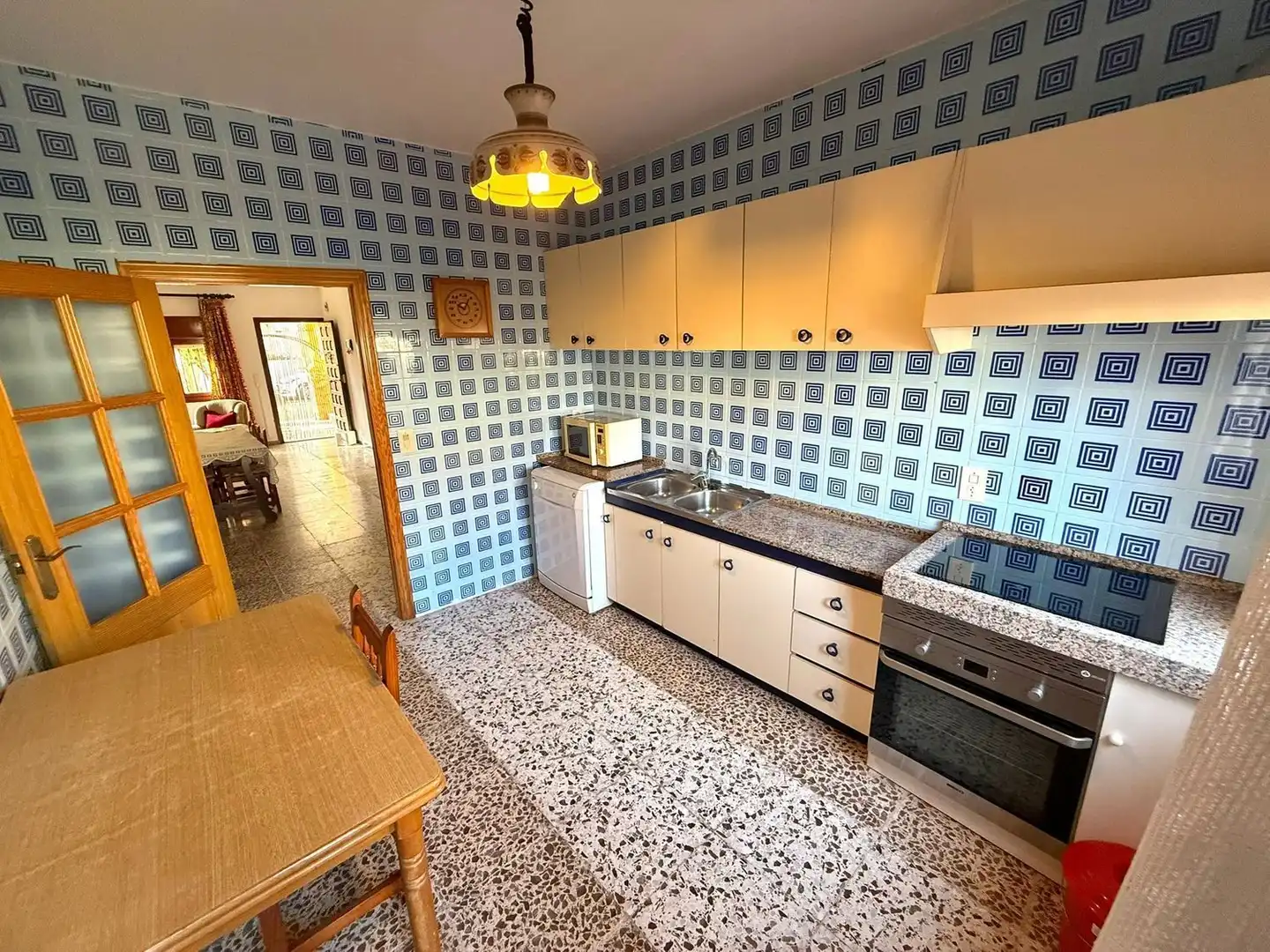 Küche von Einfamilien-Reihenhaus zum Verkauf in Pulpí mit Heizung, Terrasse und Abstellraum