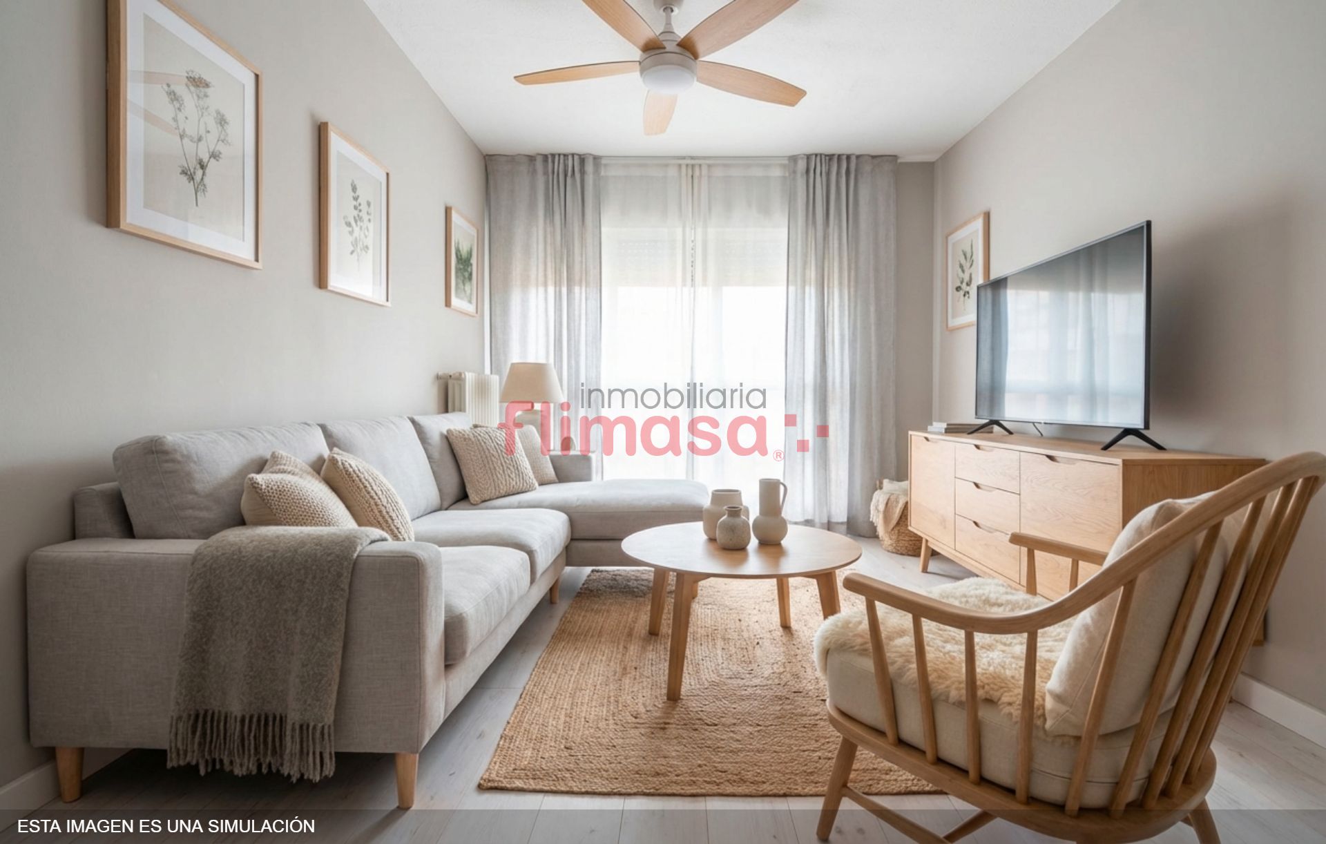 Living room of Flat for sale in Alcorcón  with Air Conditioner, Heating and Storage room