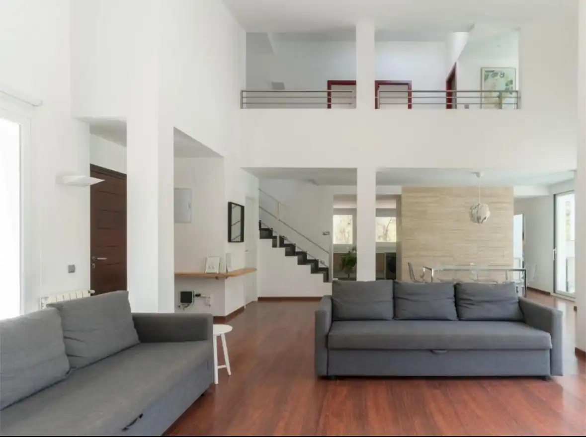 Sala de estar de Casa o chalet de alquiler en Torres Torres con Aire acondicionado, Calefacción y Jardín privado