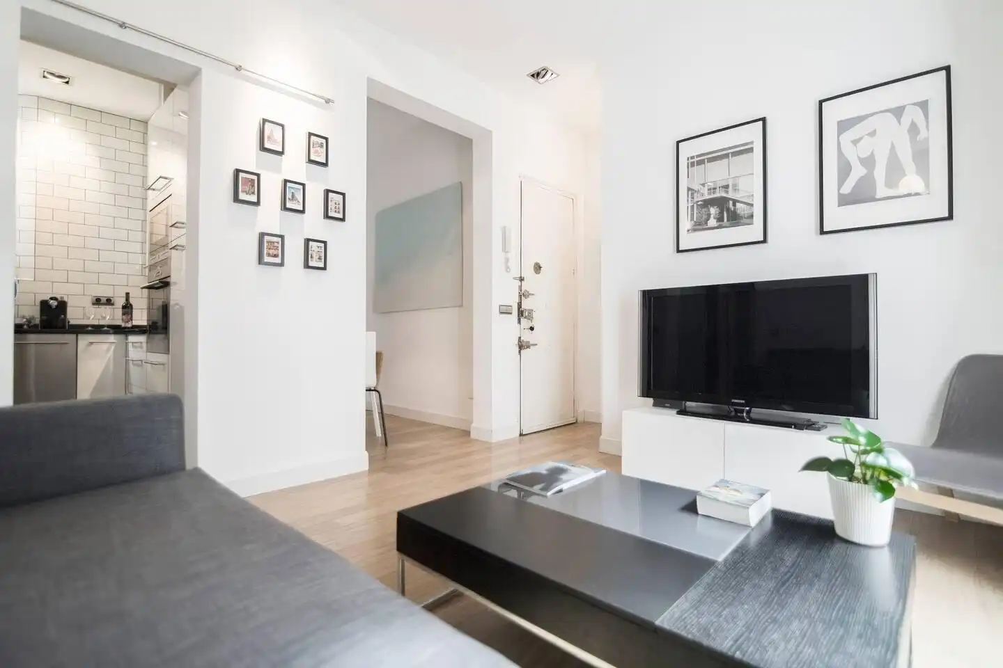 Living room of Flat for rent in Barcelona