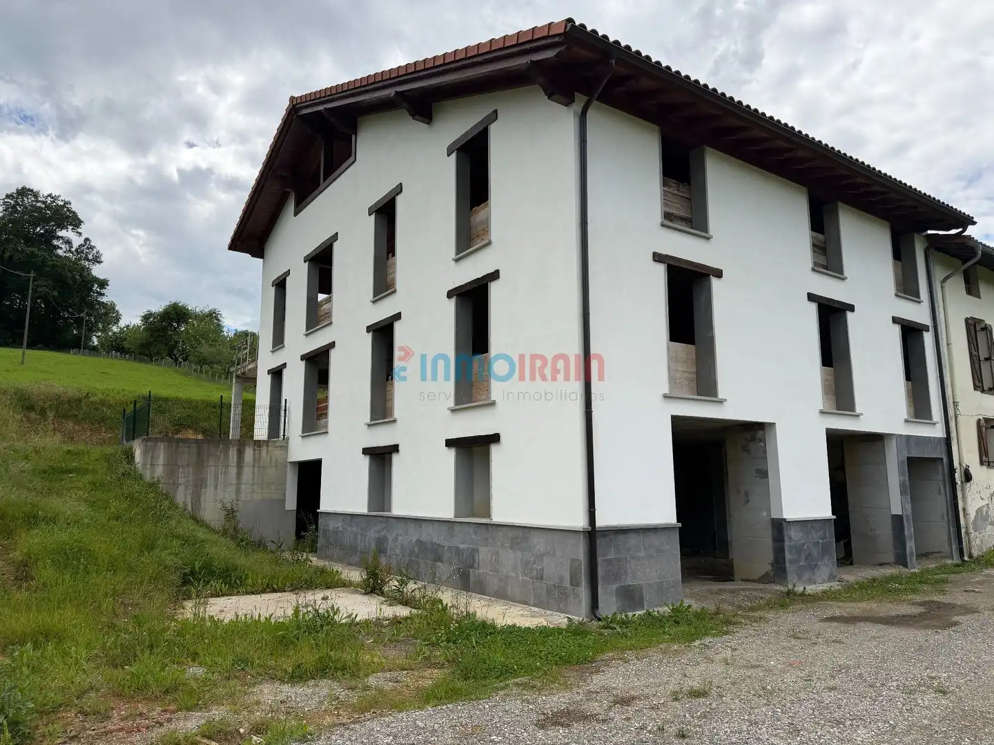 Vista exterior de Casa o chalet en venta en Zaldibia con Jardín privado