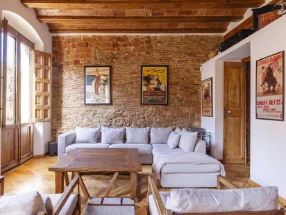 Living room of Flat for sale in  Barcelona Capital  with Air Conditioner, Heating and Balcony