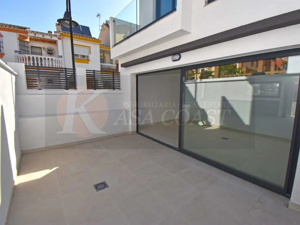 Terrace of Detached homes for sale in Mijas  with Air Conditioner and Terrace