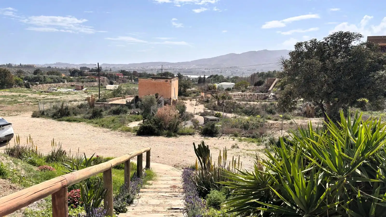 Vista exterior de Casa o xalet en venda en Pechina amb Aire condicionat, Jardí privat i Terrassa