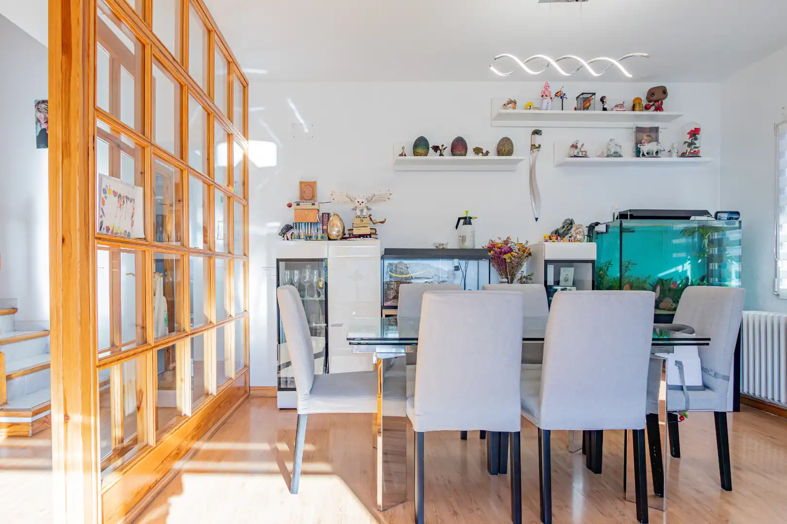 Comedor de Casa o chalet en venta en Manzanares El Real con Calefacción, Jardín privado y Amueblado