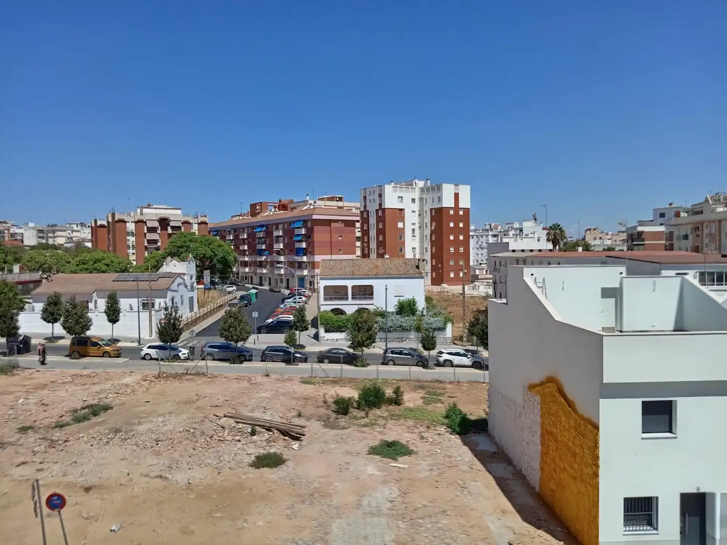 Vista exterior de Piso en venta en Huelva