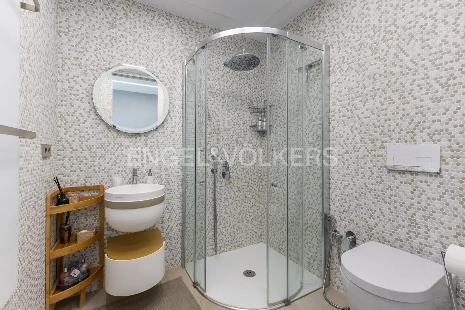Badezimmer von Haus oder Chalet zur Miete in Dénia mit Klimaanlage, Heizung und Privatgarten
