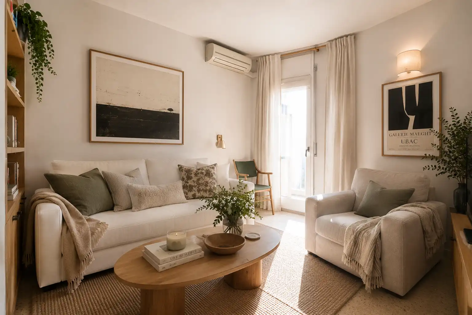 Living room of Flat for sale in Barcelona  with Air Conditioner, Heating and Terrace