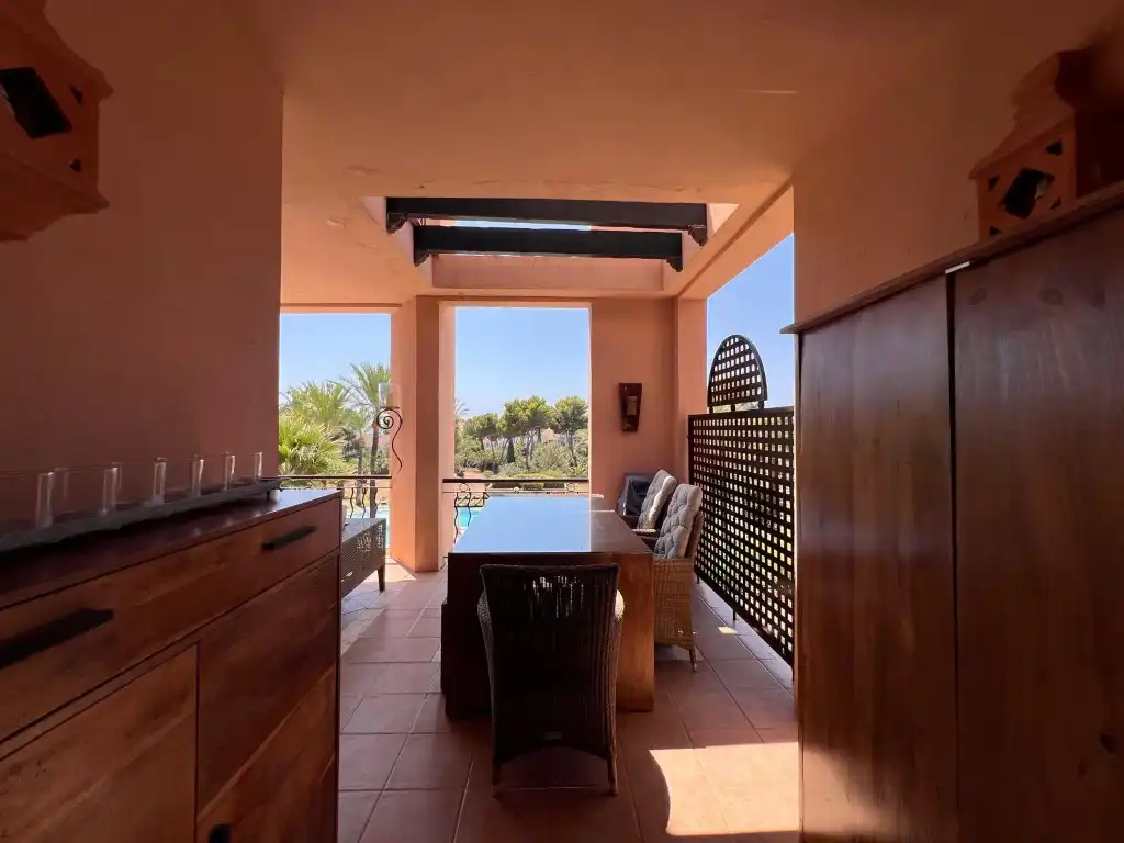 Terraza de Apartamento en venta en Calvià con Aire acondicionado, Jardín privado y Amueblado