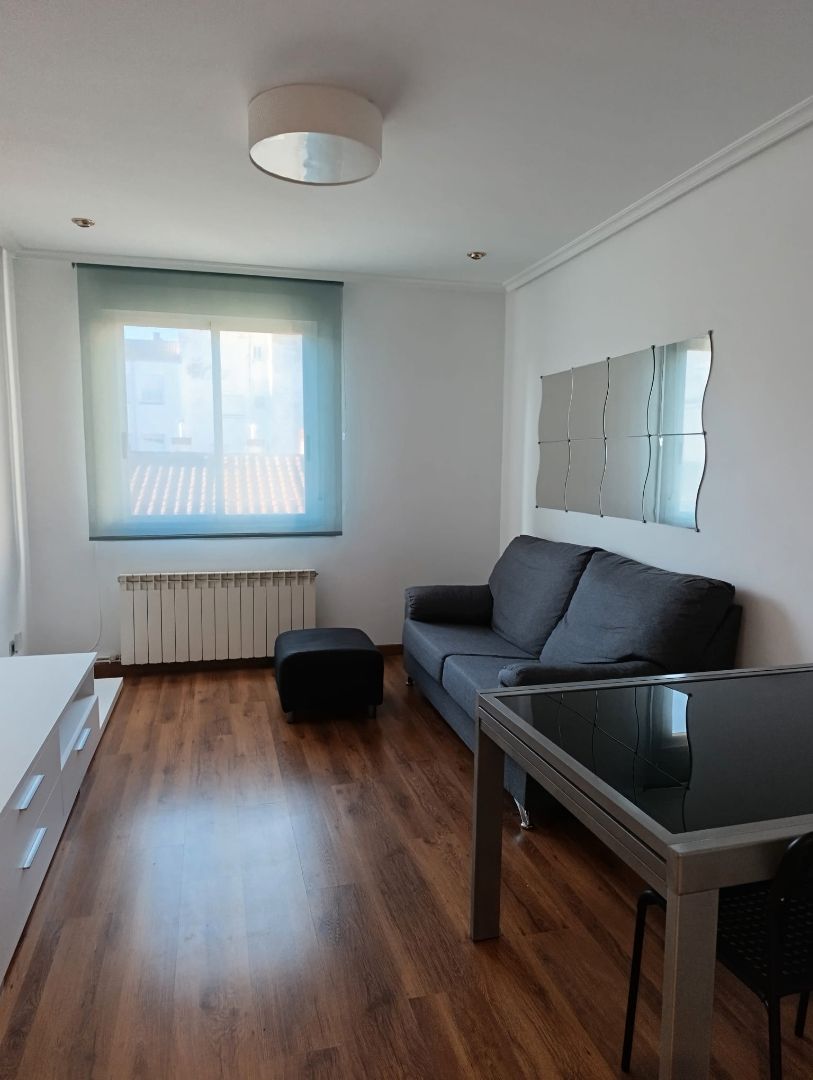 Living room of Flat to rent in  Zaragoza Capital  with Heating, Parquet flooring and Furnished